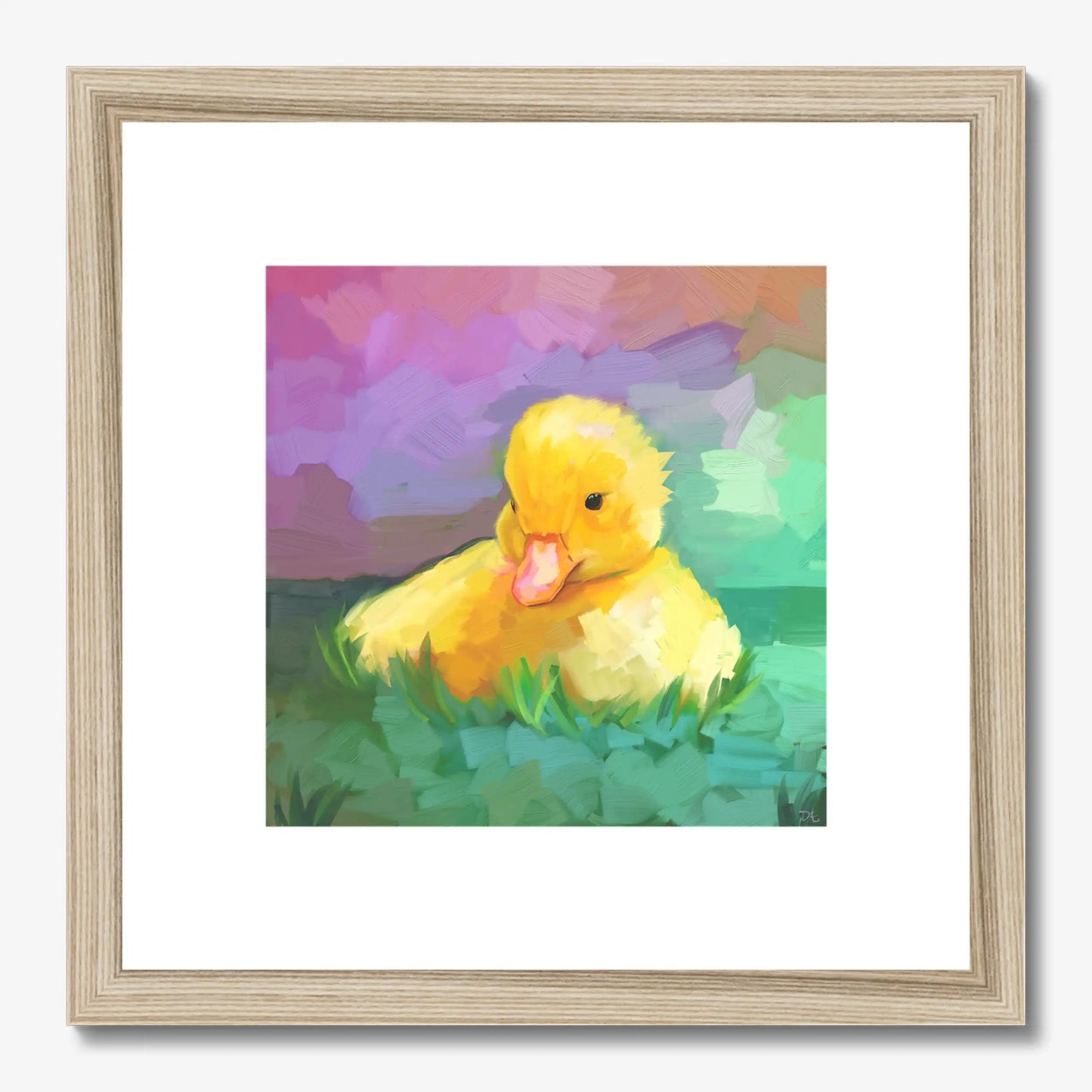 Vibrant Duckling Wall Art